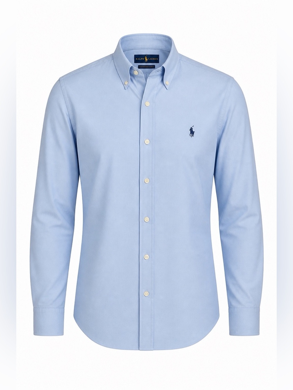Polo Ralph Lauren Performance Slim Fit Blue Button Down Shirt L